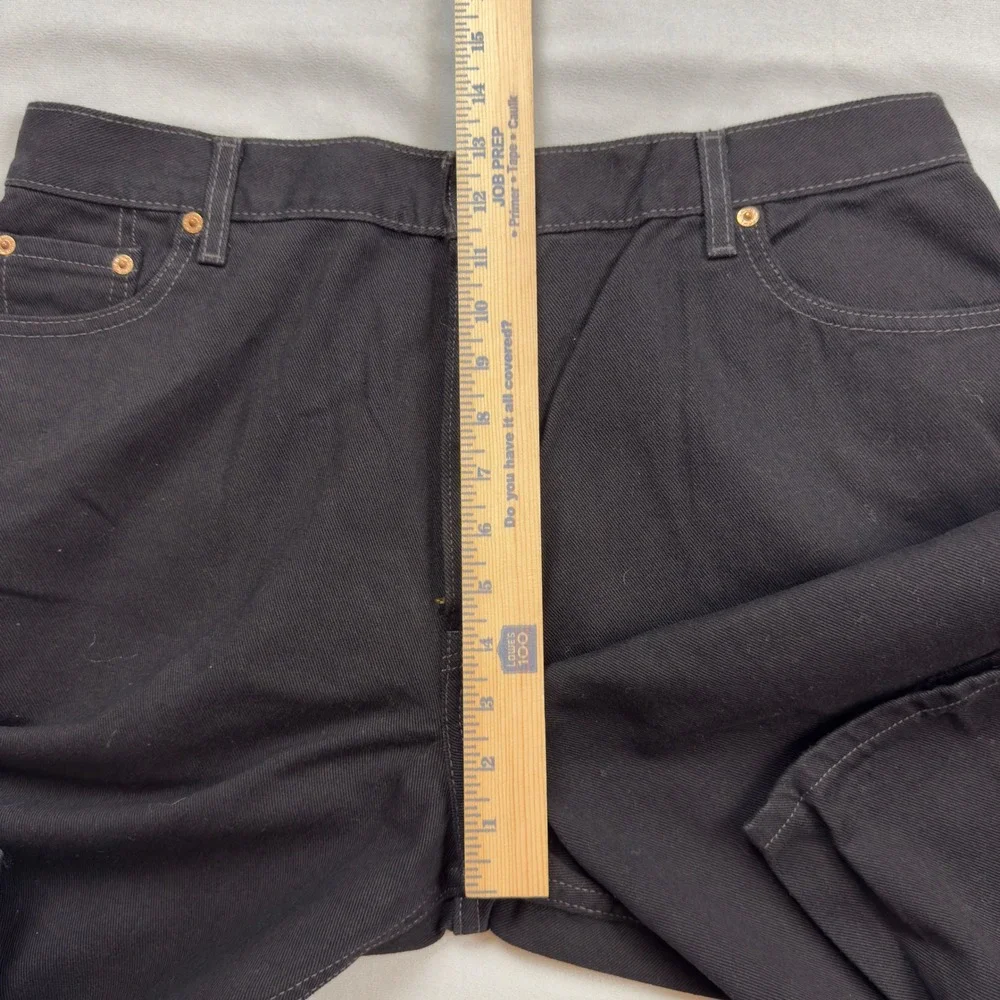 Levis 550 Relaxed Fit Tapered Leg Black Jeans Mens 18 Reg 15551-0260 NWT Vintage